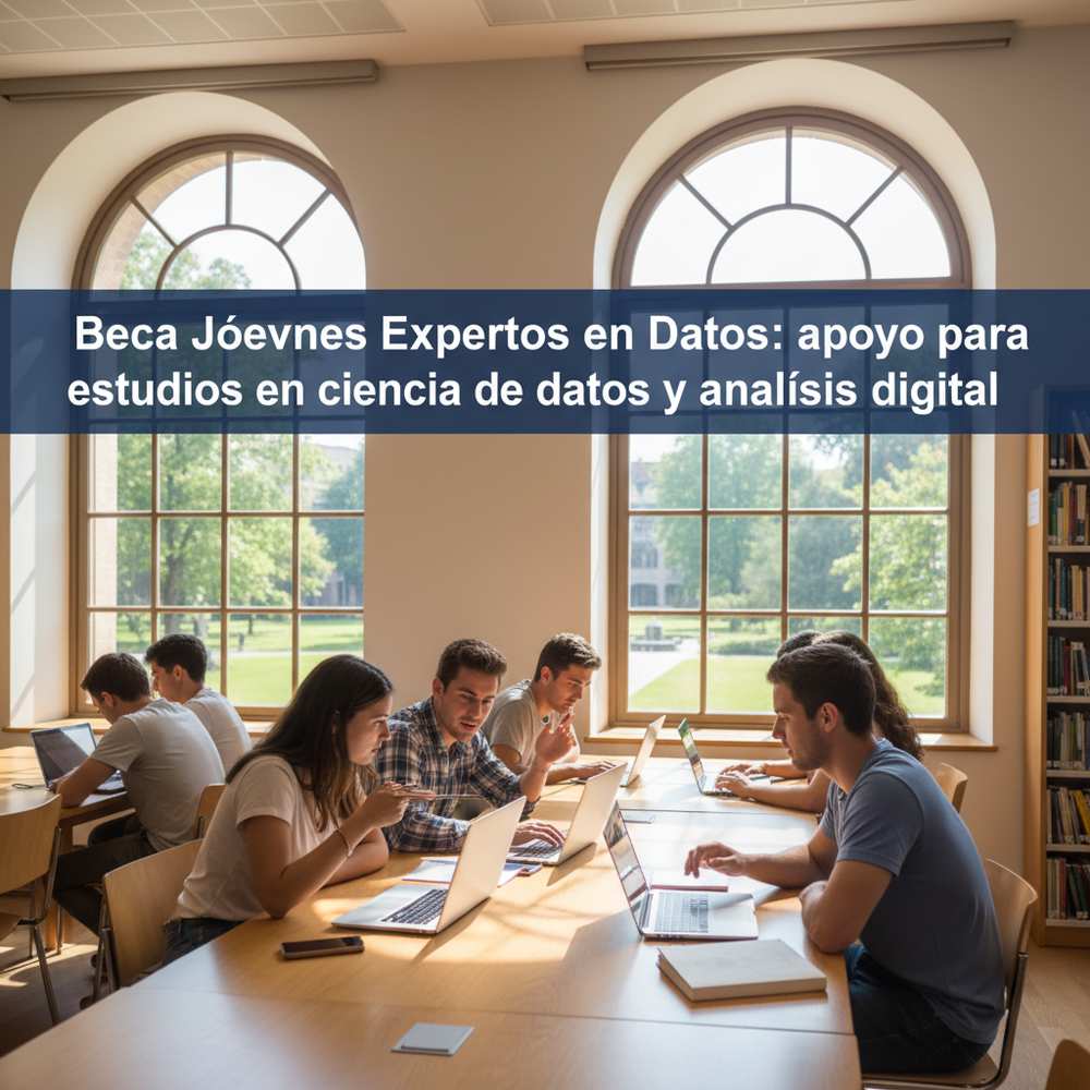 Beca Jóvenes Expertos en Datos: apoyo para estudios en ciencia de datos y análisis digital