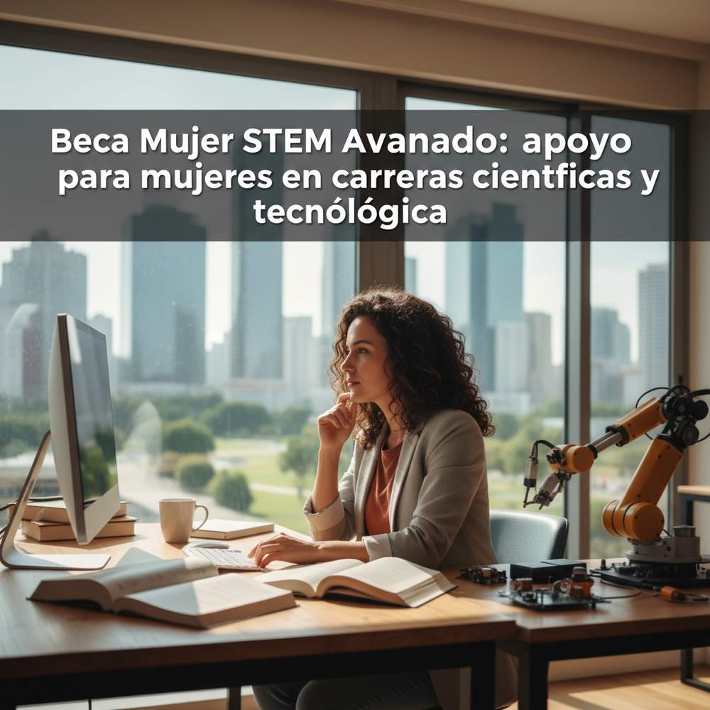 Beca Mujer STEM Avanzado: apoyo para mujeres en carreras científicas y tecnológicas