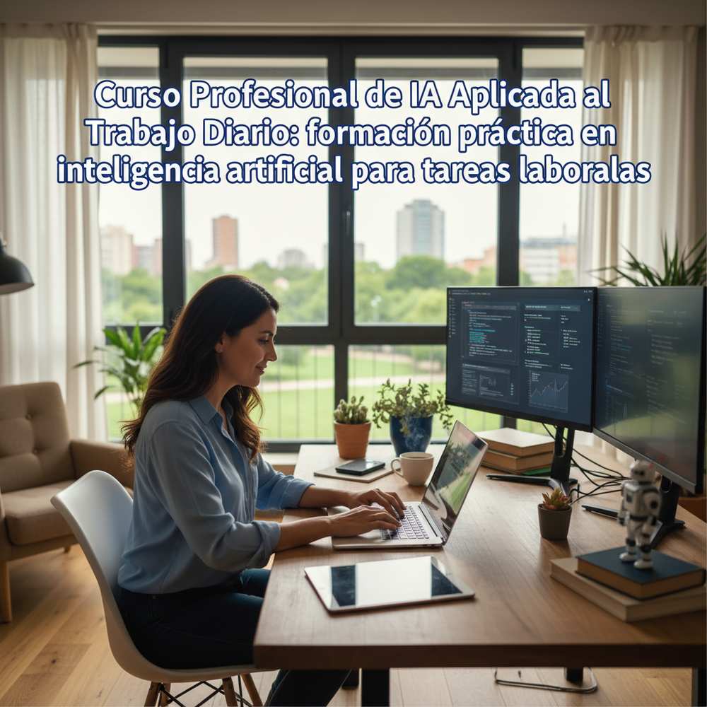 Curso Profesional de IA Aplicada al Trabajo Diario: formación práctica en inteligencia artificial para tareas laborales