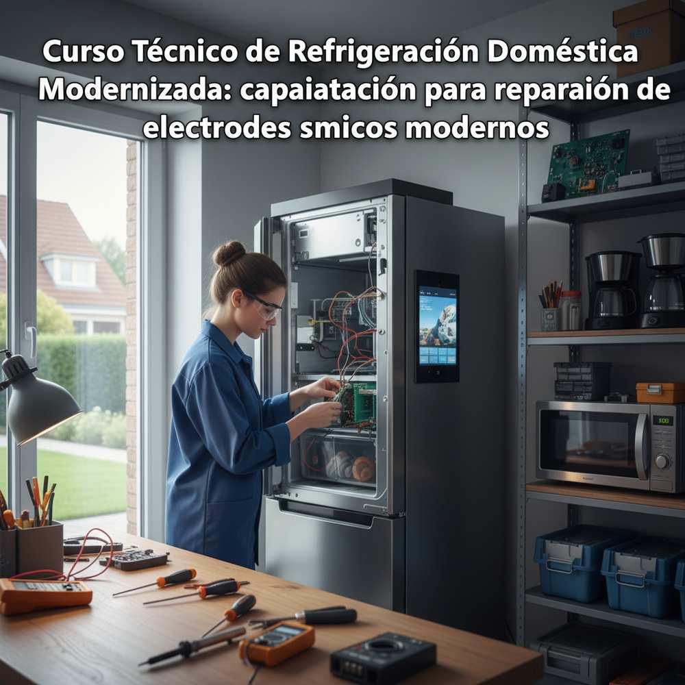 Curso Técnico de Refrigeración Doméstica Modernizada: capacitación para reparación de electrodomésticos modernos