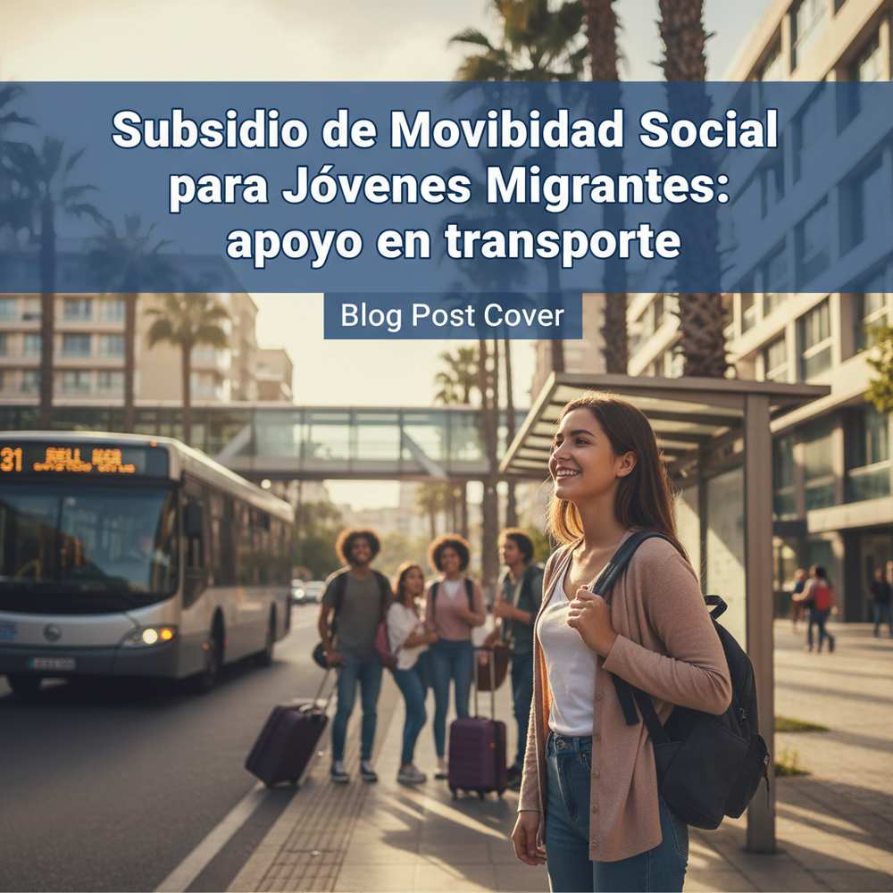 Subsidio de Movilidad Social para Jóvenes Migrantes: apoyo en transporte